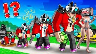 JJ CAMERAMAN TITAN POOR to RICH Life Cycle! JJ EVOLUTION with MIKEY in Minecraft - Maizen