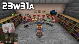 News in Minecraft Snapshot 23w31a: Villager & Trade Changes!