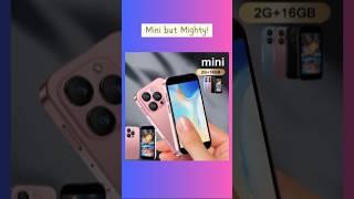 Mini Smart Phone 16GB ROM Android Dual SIM, Small Handy #smartphone #mini #gsm #phone #smart  #tech