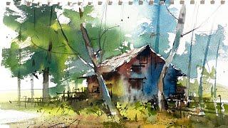 Watercolor demo by  Prakashanputhur