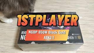 1STPLAYER NGDP 850W Black Gold ATX3.1