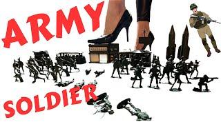 [ASMR] Giantess Heels Crushing Army Soldiers | 女巨人高跟鞋摧毀軍隊