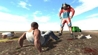 Monster Franklin Fight In Indian Bike Driving 3D