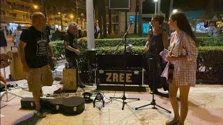 RIPTIDE Vance Joy - Nastja Ruppel & Zree, live music on the street Сullera Valencia Spain