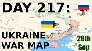 Day 217: Ukraine War Map