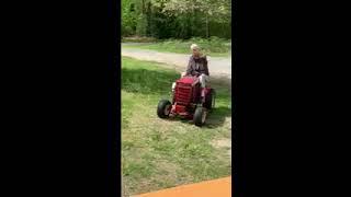 My Ole Man's first mowing  on the Wheelhorse C121 Automatic we built for him.