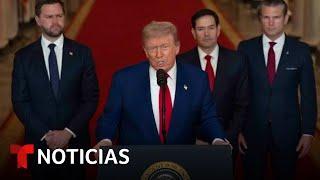 Trump habla a la nación tras anunciar ataque de EE.UU. a sitios nucleares de Irán
