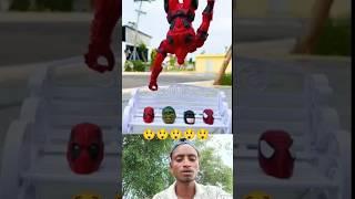  newDeadpool#funny chooses#857Hulk's Spider#ws Man whichmakes#jvla him angry#shorts #video