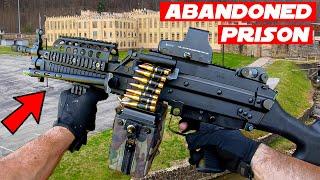 Abandoned Prison MK48 + M60 Airsoft Gameplay! My Largest "Killstreak" EVER!