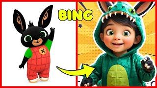 Bing Characters Turn Into Baby!  Can You Recognize ALL Them?