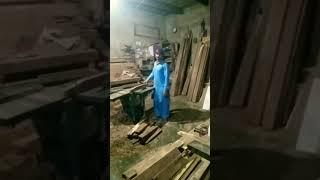 "The Magic of a Stand Planer Machine! Straight Wood in Seconds!"#Woodworking#shorts #CarpentrySkills