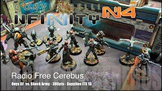 Radio Free Cerebus - Infinity N4 Battle Report - Onyx CF vs. Shock Army