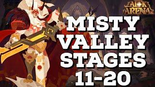 MISTY VALLEY STAGES 11-20 FAST GUIDE! [MICHAEL - AFK ARENA]