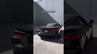 C8 Corvette vs GT500 Mustang - Exhaust Revs