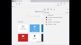 How to import favorites/bookmarks from Edge to Opera