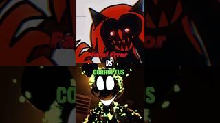 Fatal Error Vs Corruptus #shorts #foryou #sonic #fnaf #fnati #mickeymouse #error