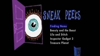 Monsters Inc 2001 DVD Menu Walkthrough (Disc 1)