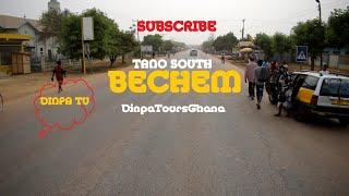 A Ride On Bechem Street In Tano South Of Ahafo Region - Dinpa TV