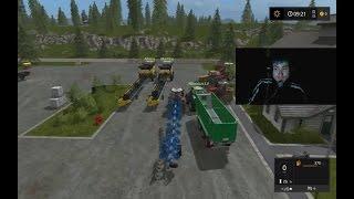 farming simulator 2017 multiplayer in  private server baltic latvia(LATVISKI) facecam