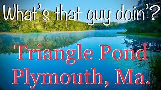 Fishing Triangle Pond. Plymouth, Ma.