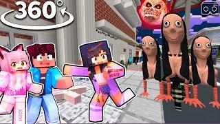 APHMAU saving Friends from CURSED MOMO EXE in Minecraft 360°