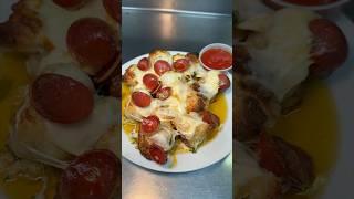 “PEPPERONI CHEESY GARLIC KNOTS” from Frank & Danny’s Pizza on Staten Island NYC! #DEVOURPOWER