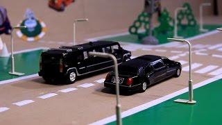 Toy Cars Race on the Toy City Video for Kids