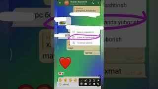 Telegramda yangi funksiya. #bepul #darslar #smm #telegram #youtube #shortvideo