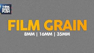 FILM GRAIN Overlay with SOUND EFFECT