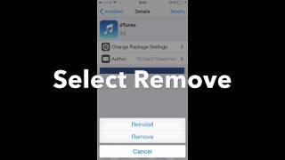 How to Delete/ Remove Cydia Apps on iPhone or iPad