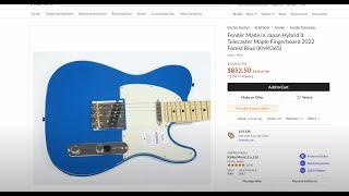 How to BUY Fender Made in Japan eclusive guitars online