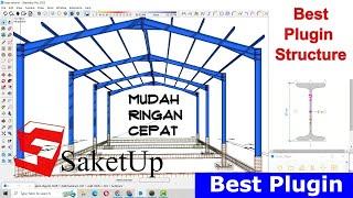 Tutorial on Making Steel Structures in Sketchup | Part 1 #tutorialsketchup