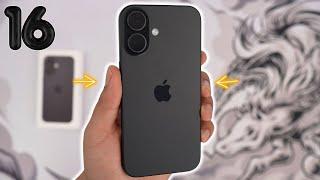 iPhone 16 Black Unboxing & Setup