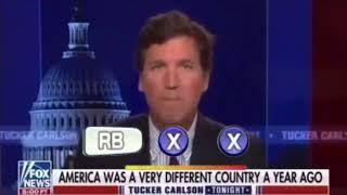 Tucker Carlson almost misses the QuickTime Event