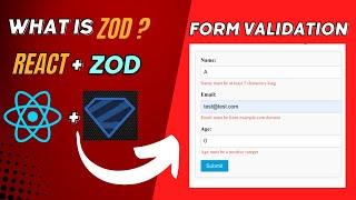 Hindi Tutorial | Form Validation using ZOD in React App For Beginners in Hindi #hindi #coding