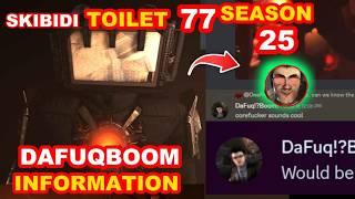 SKIBIDI TOILET 77 (SEASON 25)  NEW INFORMATION EXCLUSIVE