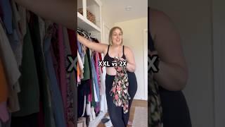 Straight size vs plus size #plussizefashion #plussize #sizeinclusive
