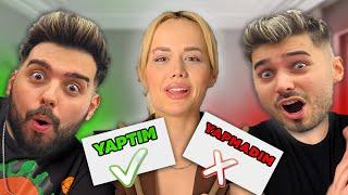 YAPTIM YAPMADIM CHALLENGE | EN İĞRENÇ SORULAR !@GamzeKarta @AliSurucu