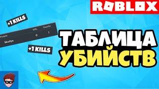 ГАЙД | Как сделать leaderboard по убийствам и смертям в Roblox Studio