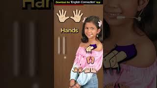 Body Parts in English by Adi Keshari | Kids English | Adi Keshari | Vidya Connection #shorts