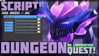 [New!]  Dungeon Quest  No Linkvertise! God Mode / Auto Kill  PC & Mobile! (2024)