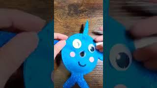 DIY Felt Sewing Kit Narwhal | full video on my youtube channel