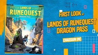 Lands of RuneQuest: Dragon Pass | First Look and Page-Through