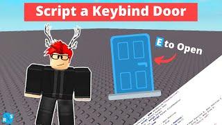 Roblox Scripting Tutorial: How to Script a Keybind Door