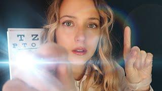 ASMR Eye Exam Optician Roleplay with Intense Light Triggers