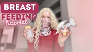[4k] Stassie BREASTFEEDING TUTORIAL | Milk Pump Tips