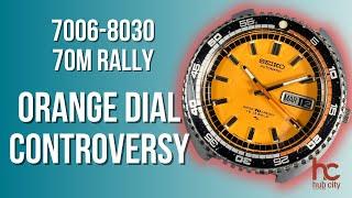 7006-8030 70m Rally: An Orange Dial Controversy