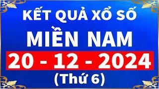 kết quả xổ số miền nam hôm nay thứ 6 ngày 20/12/2024 | xs vĩnh long, xs bình dương, xs trà vinh