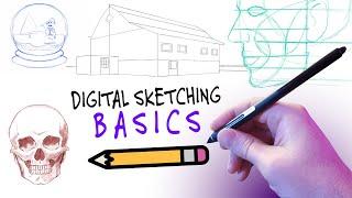 DIGITAL SKETCHING Tutorial for Beginners - The Basics (2023)