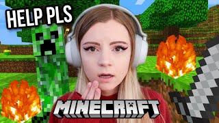 playing Minecraft for the first time ever and I'm scared